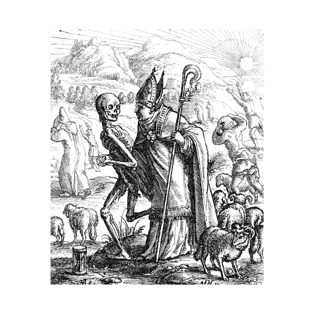 The Bishop, the Dance of Death - Hans Holbein by themasters