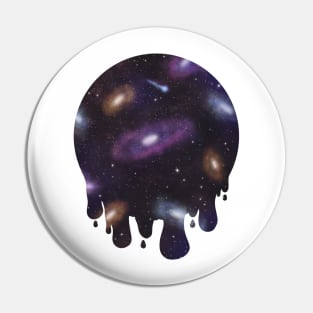 Hole in Space Blackhole Space Drip Sticker Pin