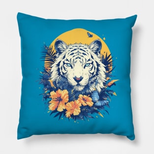 white tiger Pillow