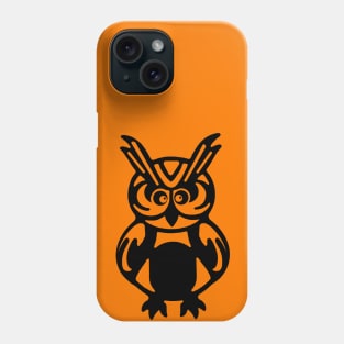 Funky owl outline Phone Case