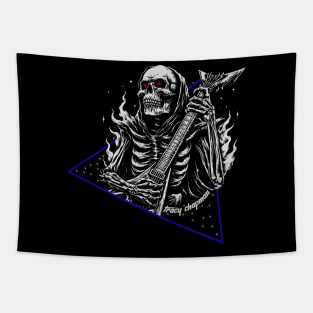 rocker skull tc Tapestry