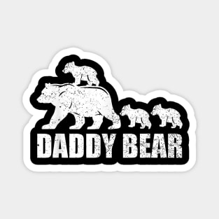 Daddy Bear 3 Cubs Daddy Bear 3 Kids Dad 3 Kids Magnet