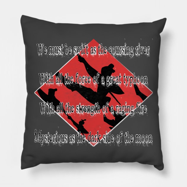 I'll Make A Man Out of You Pillow by PrinceHans Designs