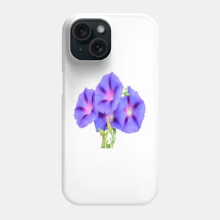 A Glorious Morning Ipomoea Vector Cut Out Phone Case