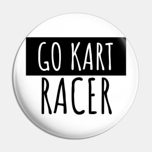 Go kart racer Pin