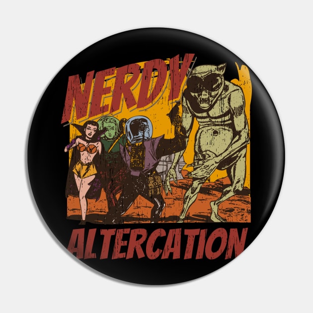 Nerdy altercation distressed worn out Pin by SpaceWiz95