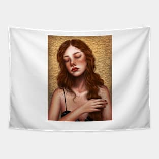 The inner temptress-gold Tapestry