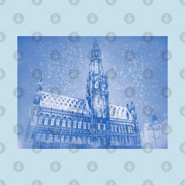 Belgium. Brussels. City Hall. Christmas. by vadim19