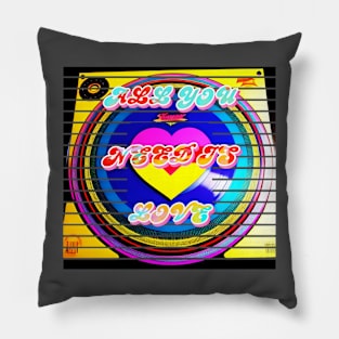 Love vinyl Pillow