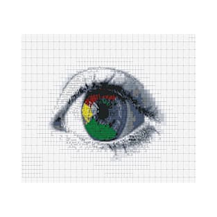 COLORFUL EYE Pop Art T-Shirt