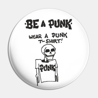 PUNK vintage skull PUNKROCK retro punks not dead BE A PUNK classic punk music punkrock music Pin