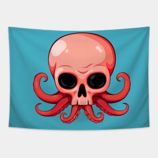 Skull with tentacles Tapestry