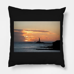 January sunrise at St Mary's Island (2) Pillow