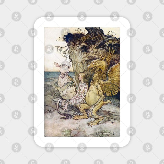 Alice In Wonderland - Arthur Rackham - 2 Magnet by Illustration Station