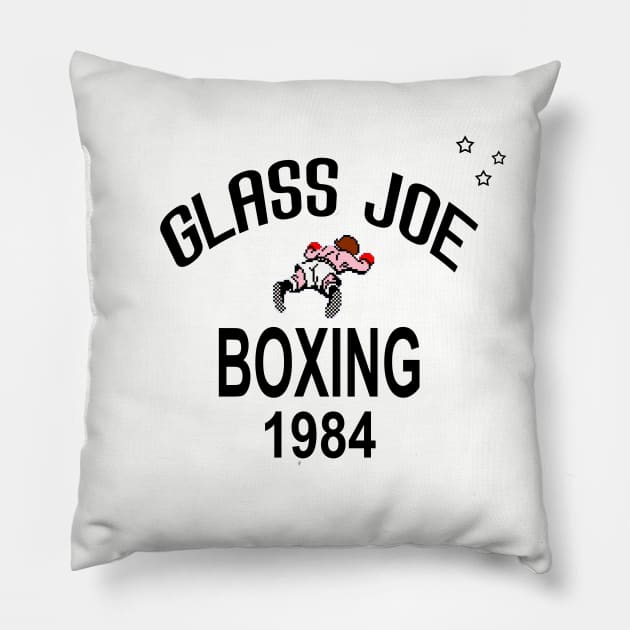 Punch-Out!!!: Glass Joe Boxing Pillow by sinistergrynn
