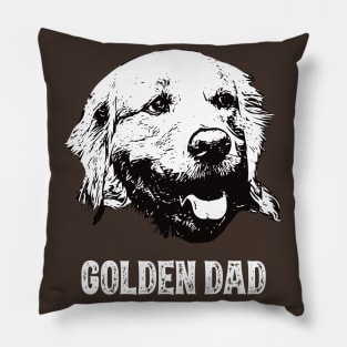 Golden Retriever Dad Pillow