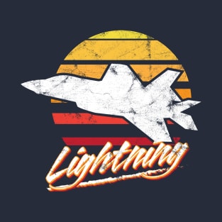 Retro F-35 Lightning T-Shirt