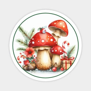 Christmas Fungus Magnet