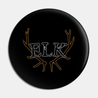 ELK Neon Retro Pro Wrestling Pin