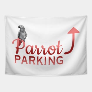 Parrot Parking - African Grey Tapestry