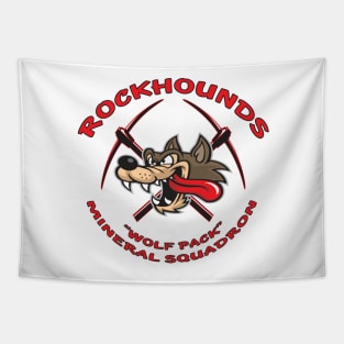 Rockhound Wolf Pack Nose Art Tapestry