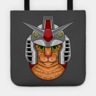 Kitty Gundam: Meowtastic Helmet Design Tote