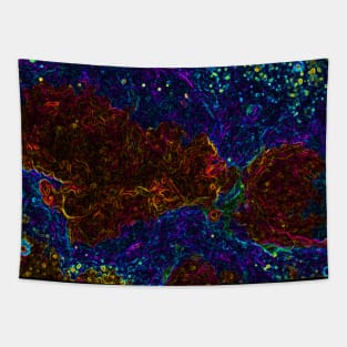 Black Panther Art - Glowing Edges 43 Tapestry