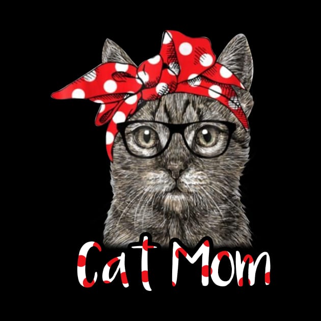 Funny Cat Mom T-Shirt for Cat Lovers Mothers Day Gift Idea by Simpsonfft