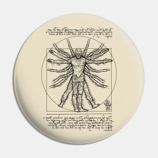 Vitruvian 001 Pin