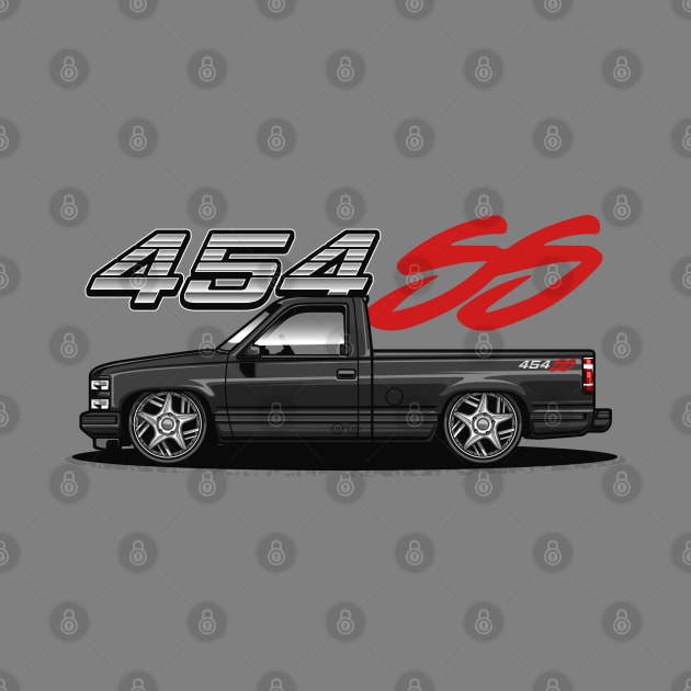 Chevy 454 SS Pickup Truck (Black Beauty) by Jiooji Project