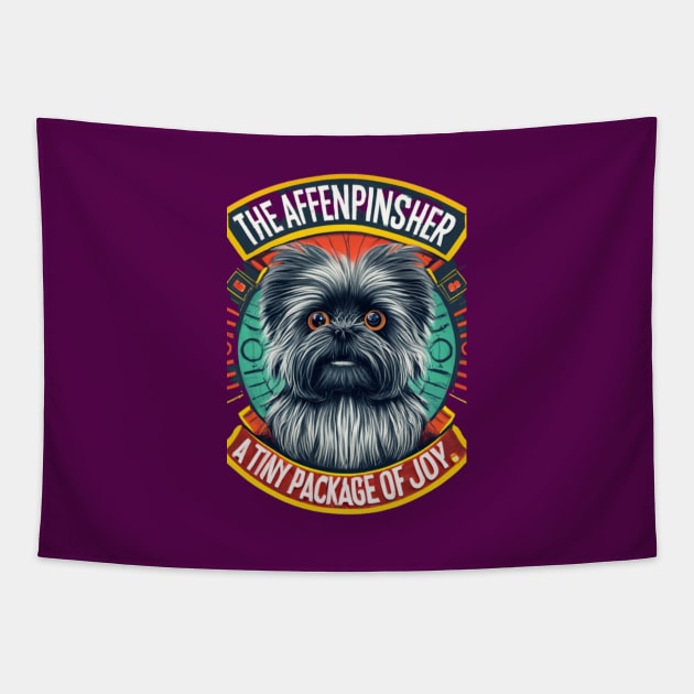 Adorable Affenpinscher Tapestry by masksutopia