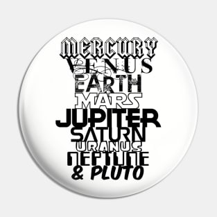 Planets Pin