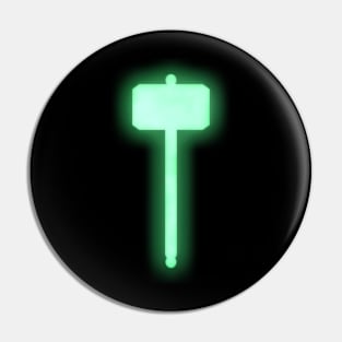 Spiritual Weapon (Green Hammer) Pin