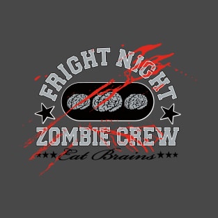 Halloween Fright Night Zombie Crew T-Shirt