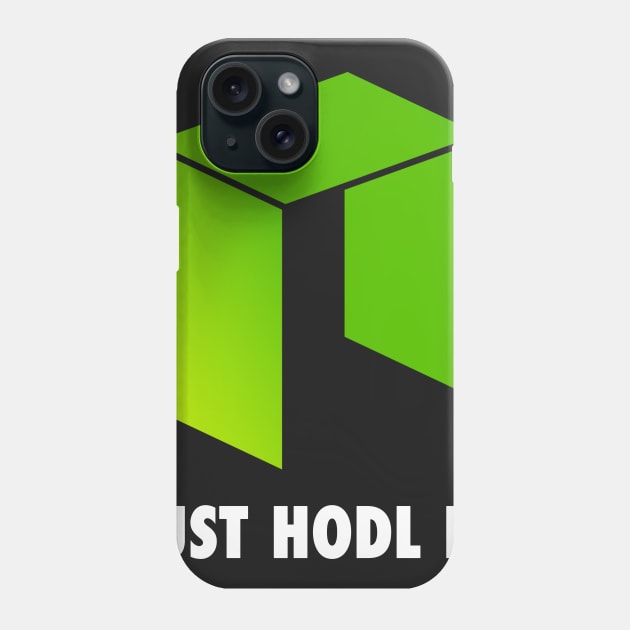 Just Hodl It : Neo Phone Case by CryptoTextile