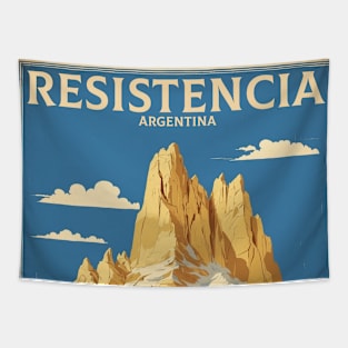 Resistencia Argentina Vintage Tourism Poster Tapestry