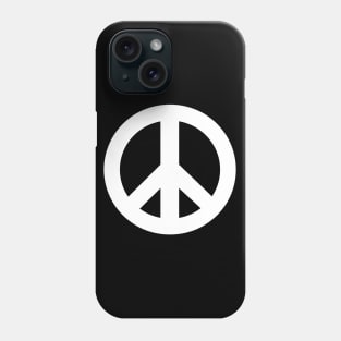 Peace Symbol - White - No Linest X 300 Phone Case