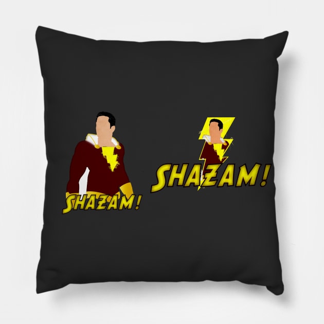 Double Shazam! Pillow by Thisepisodeisabout