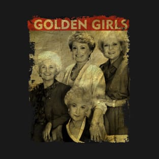 TEXTURE ART- Golden Girls - RETRO STYLE 2 T-Shirt