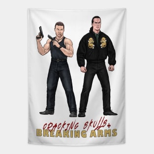 Cracking Skulls + Breaking Arms Tapestry