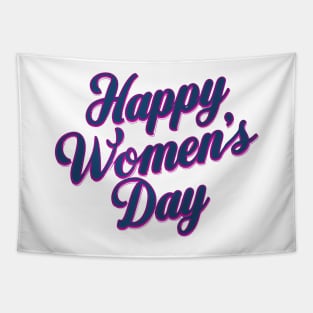 Happy Women's Day Tapestry