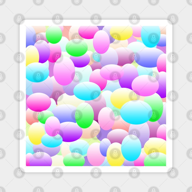 Bubble Eggs Light Magnet by BlakCircleGirl