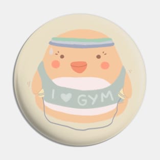 Gym Member Mochi Duck Pin