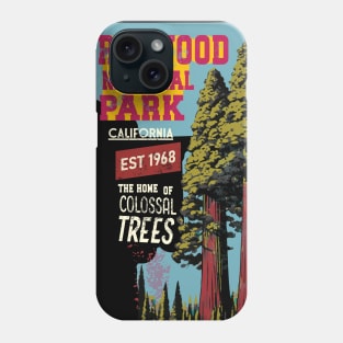 Redwood National Park California Aged Look Phone Case