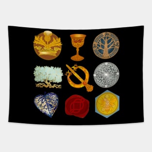 Outlander book emblems Tapestry