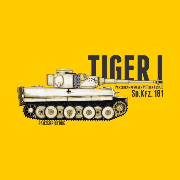 Tiger I Late Tiger Tank by Panzerpicture