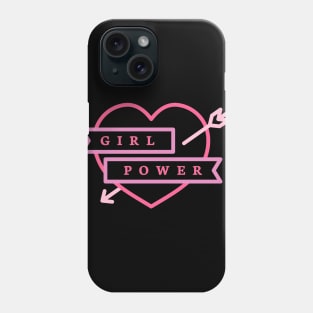 girl power pop art Phone Case