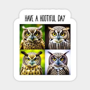 Have a hootiful day! Magnet