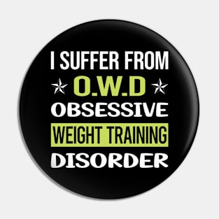 Obsessive Love Weight Training Pin