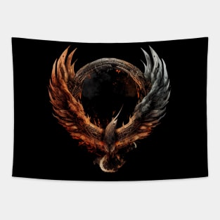 Ouroboros with Wings Tapestry